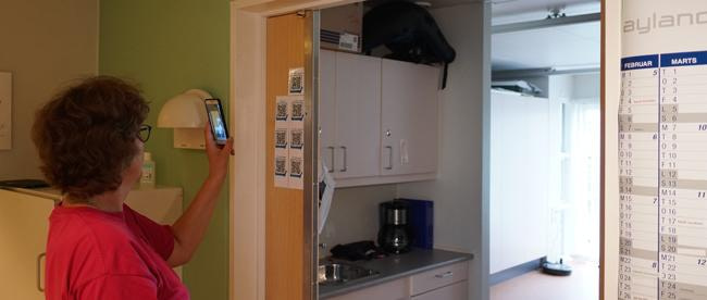 qr kode scanner hjælpemiddel Mobi:do