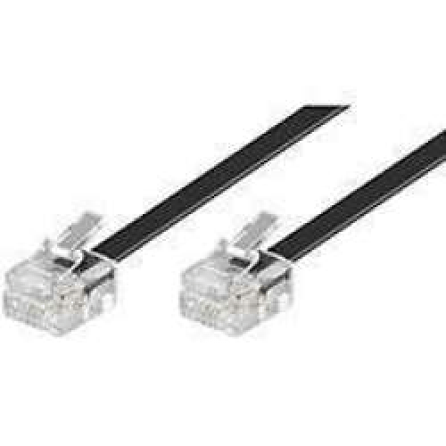 Telefonledning til RJ11 - RJ11 3 m sort