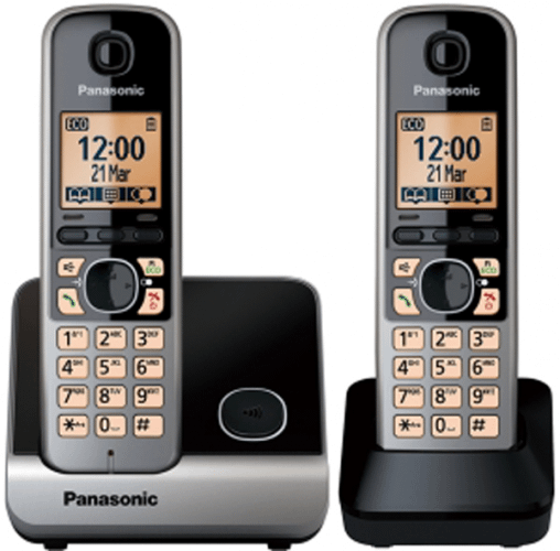 Panasonic KX-TG6712 med 2 håndsæt 