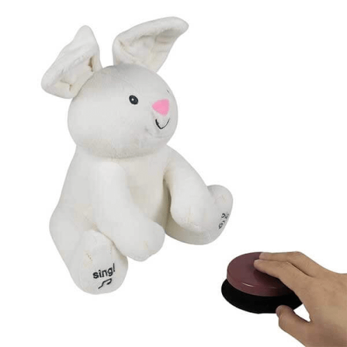 GlassOuse Syngende kanin til 2 stk 0/1 kontakt