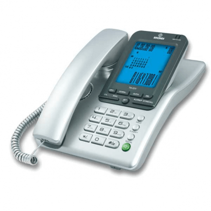 BRONDI bordtelefon TM-02V, sølv