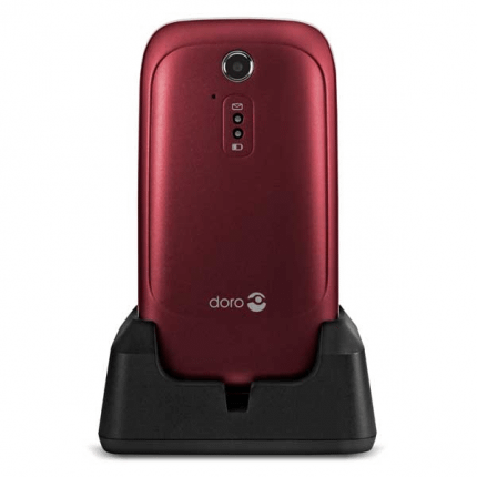 Doro 6521- 3G rød/hvid