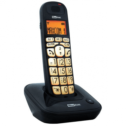 Maxcom MC6800 trådløs fastnettelefon sort Maxcom MC6800 trådløs fastnettelefon sort