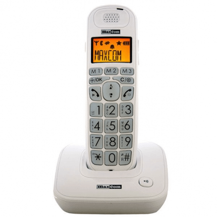 Maxcom MC6800 trådløs fastnettelefon hvid Maxcom MC6800 trådløs fastnettelefon hvid