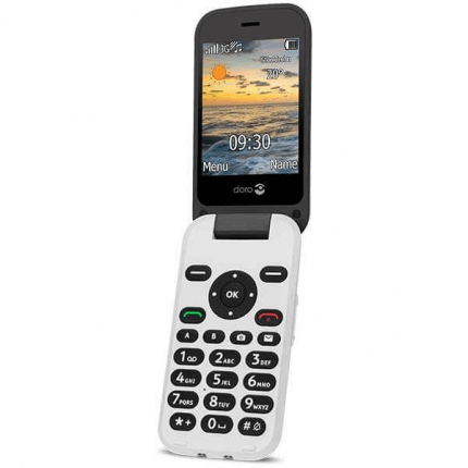Doro 6621 Klaptelefon - Sort Doro 6621 Klaptelefon - Sort